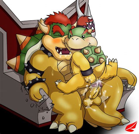 Post Bowser Bowser Jr Koopa Red Feather Super Mario Bros