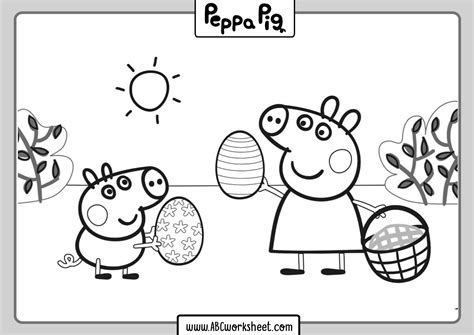 Printable Peppa Pig Coloring Pages For Kids