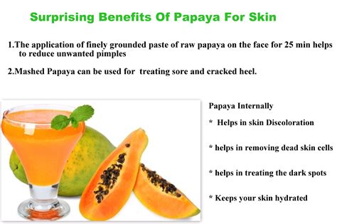 Surprising Benefits With Papaya For Skin Click Here Googl