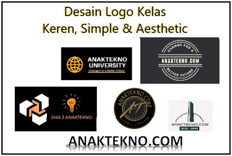 Desain Logo Kelas Keren Simple Dan Aesthetic