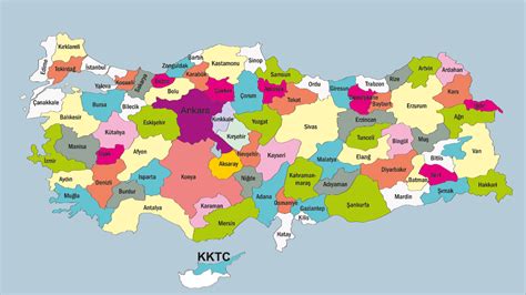 Türkiyenin yüz ölçümü en küçük 10 şehri