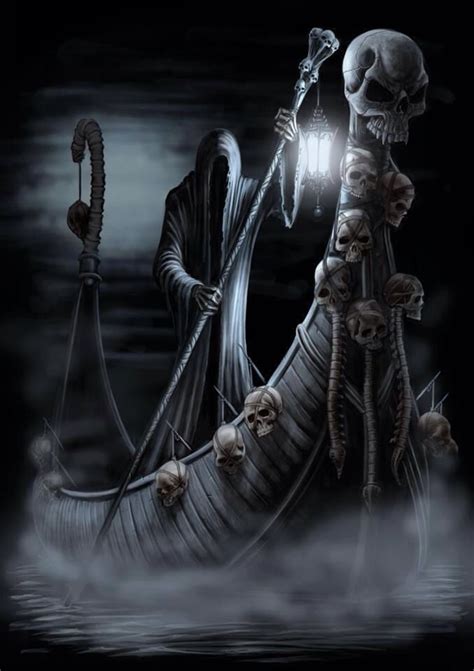 The first spin off of the saga for psp, chains of olympus, was carried out by ready at dawn and narrated some of the missions that kratos had to do for the gods during the more than ten years that he was at their service, almost as if a replica of hercules and his works. Charon the ferryman of Hades in Greek mythology | Greek mythology tattoos, Grim reaper art ...