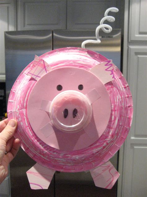 Paper Plate Crafts Pig Crafts Paper Plate Crafts Little Pigs