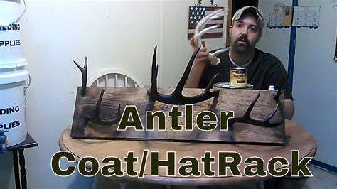 Give a modernistic bewitching atmosphere to your home decor without any hesitation with the selection of this magnificent spi bronze antler coat rack. Deer Antler Coat and Hat Rack - YouTube