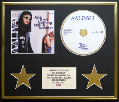 Aaliyahcd Display Limited Editioncoaage Aint Nothing But A Number