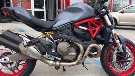 2017 Ducati Monster 821 Dust Grey First Look Youtube