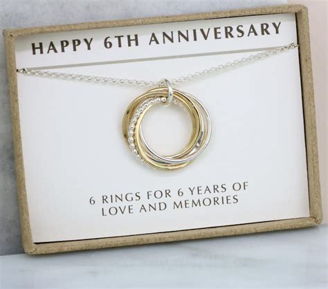 We hope you enjoy our 5th wedding anniversary gift ideas and make the happy couple even happier. 6th Anniversary Present for Wife | 6 Year Anniversary ...