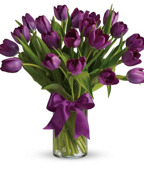 Passionate Purple Tulips Alexandria Va Flower Delivery Conklyns