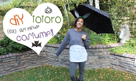 Homemade costumes are not only more original, they tell more about yourself. DIY Last Minute Totoro Halloween Costume! - YouTube