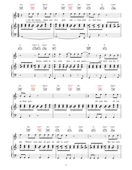 Runaway By Bon Jovi Bon Jovi Digital Sheet Music For Piano Vocal