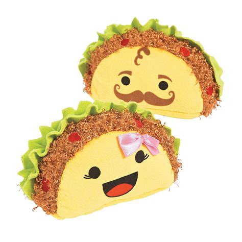 Plush Tacos 5 Inch 12 Count Rebeccas Toys And Prizes