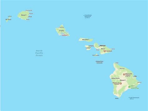 Guide To The Hawaiian Islands Maps Names And Facts Indiana Jo