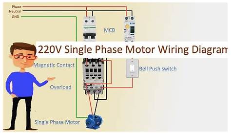 208-230 volt single phase wiring diagram