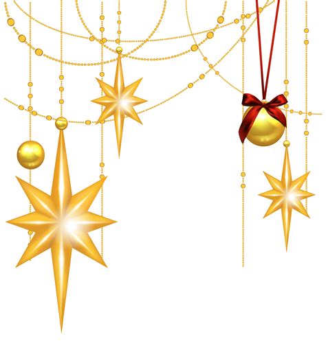 Christmas Stars Transparent Background Clip Art Library Images And