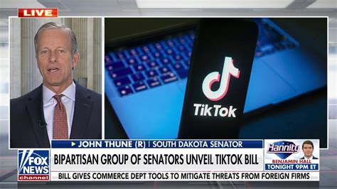 Bipartisan Group Of Senators Unveil Bill To Crack Down On Tiktok Fox