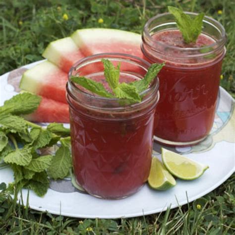 Watermelon Strawberry Cooler Strawberry Drinks