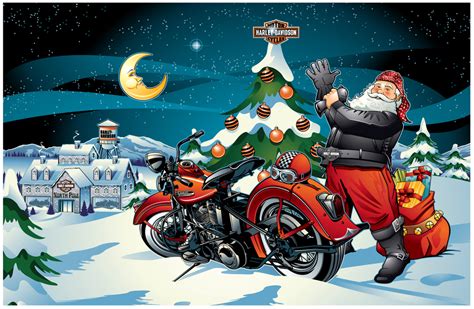 Harley Davidson Christmas Holiday 2010 Collection By John Lambert At
