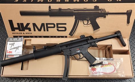 Heckler And Koch Handk Mp5 Mp 5 Sd 22 Long Rifle Hv Semi Auto Carbine New