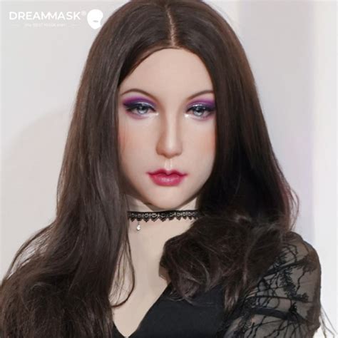 ching4m america makeup crossdress silicone female mask full half head transgender realistic