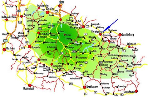 Deutschland harz karte vom harz, landkarte harz stadtplan und karte von harz (region im harz von ortslagekarte landkarte für camping prahljust: Harzkarte - diese Landkarte zeigt Ihnen wo Stolberg im Harz liegt. Images - Frompo