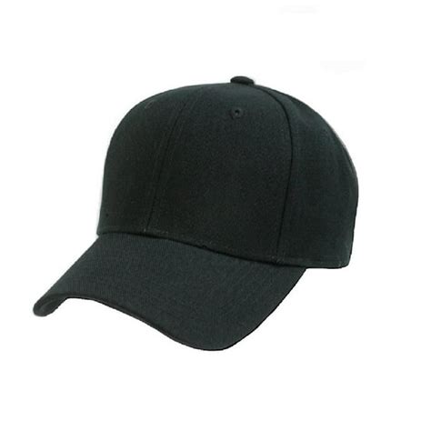 Plain Baseball Cap Blank Hat With Solid Color And Adjustable Walmart