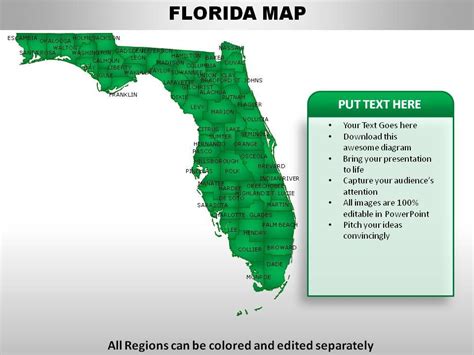 Usa Florida State Powerpoint Maps Powerpoint Templates Download Ppt