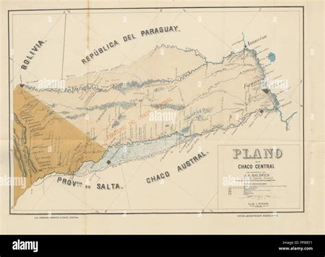 Mapa Del Chaco Fotografías E Imágenes De Alta Resolución Alamy
