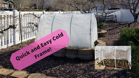 How To Build A Quick And Easy Cold Frame Youtube