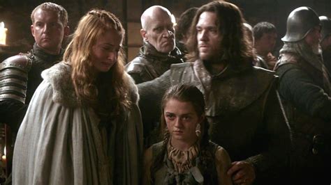 Sansa And Arya With Jory Sansa Stark Photo Fanpop