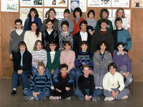 Photo De Classe 4ème B De 1987 Collège Léon Blum Copains Davant