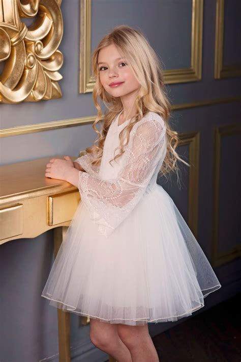 Christmas Product Photography First Communion Dress Flower Girl Off