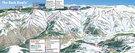Vail Trail Map Vail Resort Ski Map Deep Powder Tours