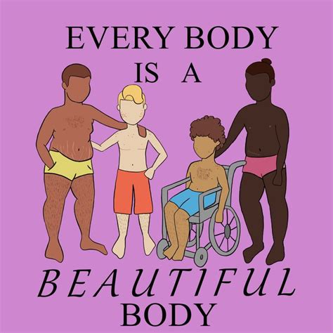 Every Body Is A Beautiful Body Body Positivity Art Positive Art