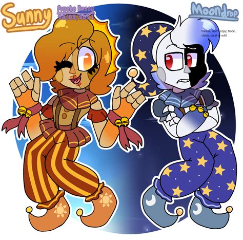 Moondrop And Sunny Fnaf Au By Oakiebun On Deviantart