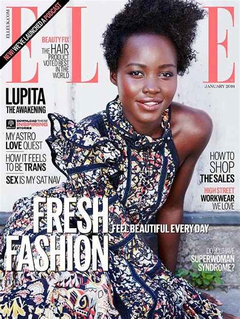Lupita Elle Magazine Magazine Cover Instyle Magazine
