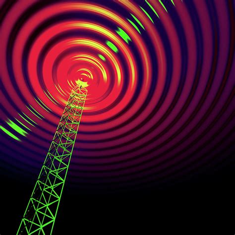 Radio Transmission Tower 13b 6 Digital Art By Russell Kightley Pixels