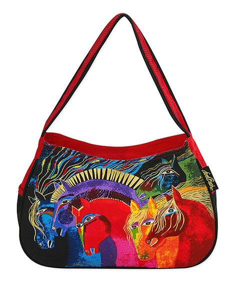 Love This Laurel Burch Red And Blue Wild Horses Shoulder Bag By Laurel