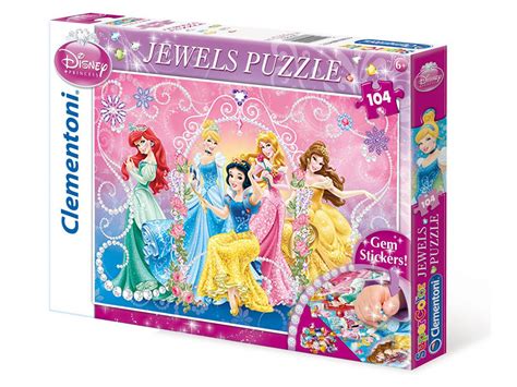Clementoni Puzzle Super Color 104 Pièces Jewels Princess