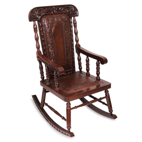 20 Best Ideas Dark Walnut Brown Wooden Rocking Chairs