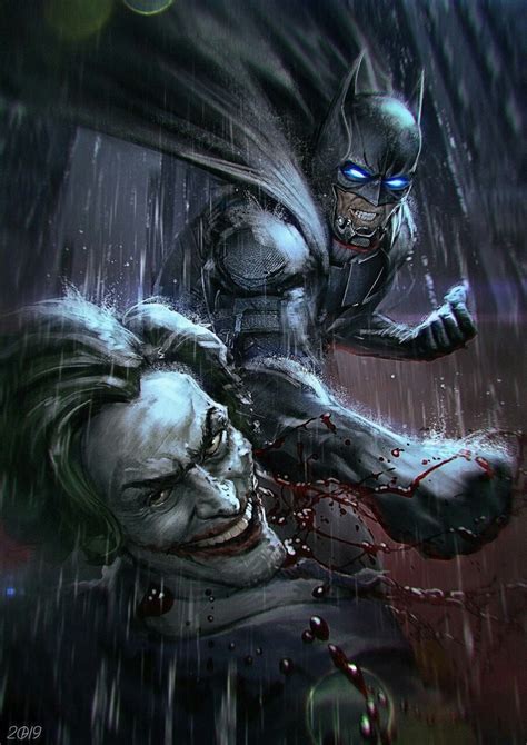 Pin By Jayant Sharma On Comics Art Batman Vs Joker Batman Artwork