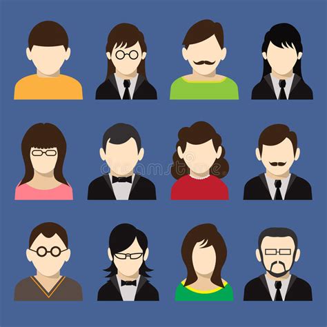 Avatar Icons Set Stock Vector Illustration Of People 42239639