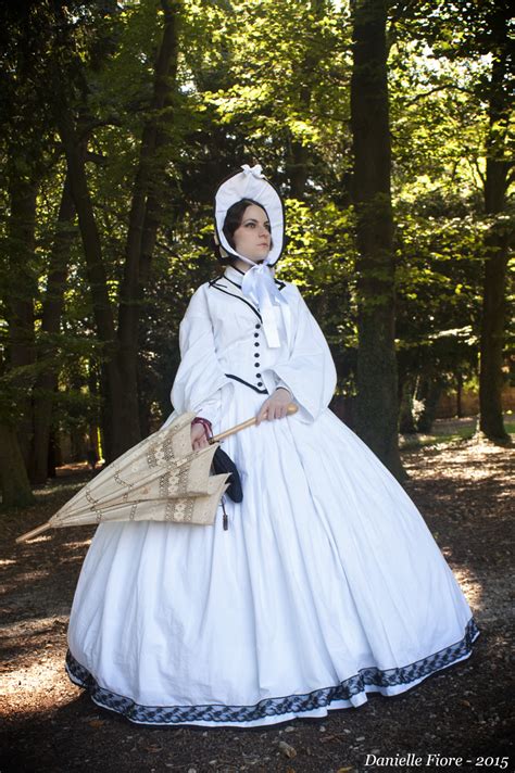 Pre Civil War Dress 1850 1860 By Daniellefiore On Deviantart
