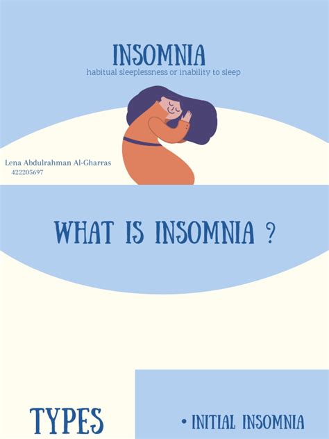 Understanding Insomnia Types Symptoms Causes And Treatment Options