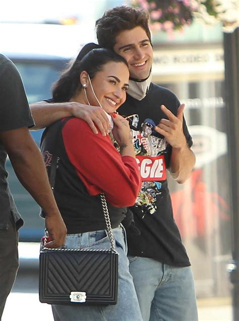 Demi Lovato And Fiancé Max Ehrich Kiss Through Masks In First Outing Since Engagement News