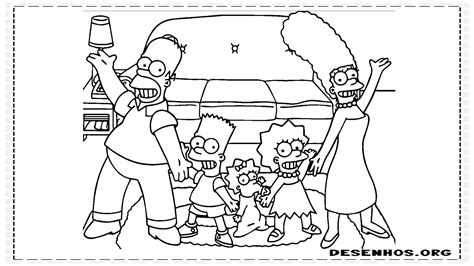 Introduzir Imagem Desenhos Para Colorir Dos Simpsons Br