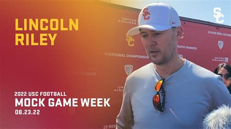 Lincoln Riley On Uscs Offensive Depth Injury Updates And Team