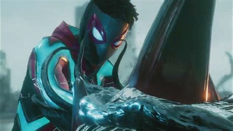 Marvels Spider Man 2 Miles Morales Evolved Suit Fully Upgraded