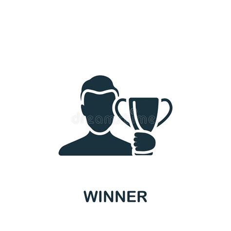 Winner Cup Icon Monochrome Simple Success Icon For Templates Web