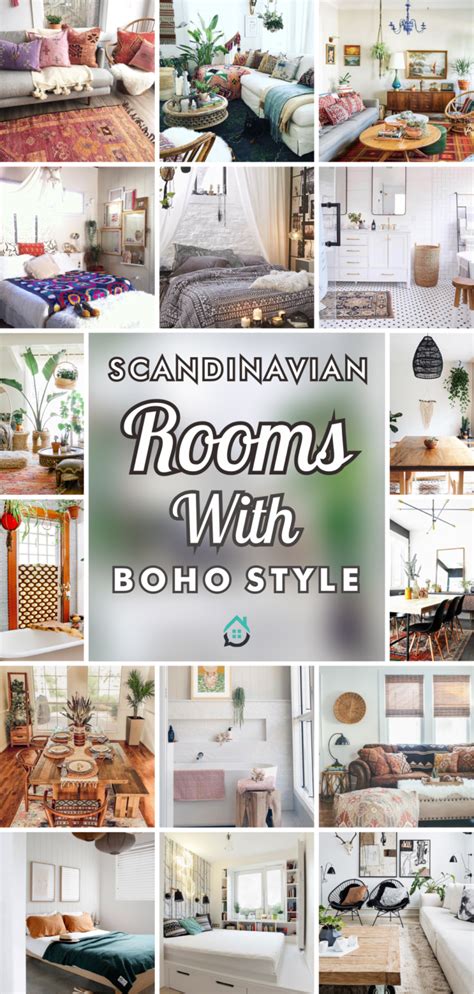 28 Scandinavian Rooms With Boho Style Talkdecor