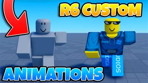 How To Create Custom R6 Animations In Roblox Studio Youtube